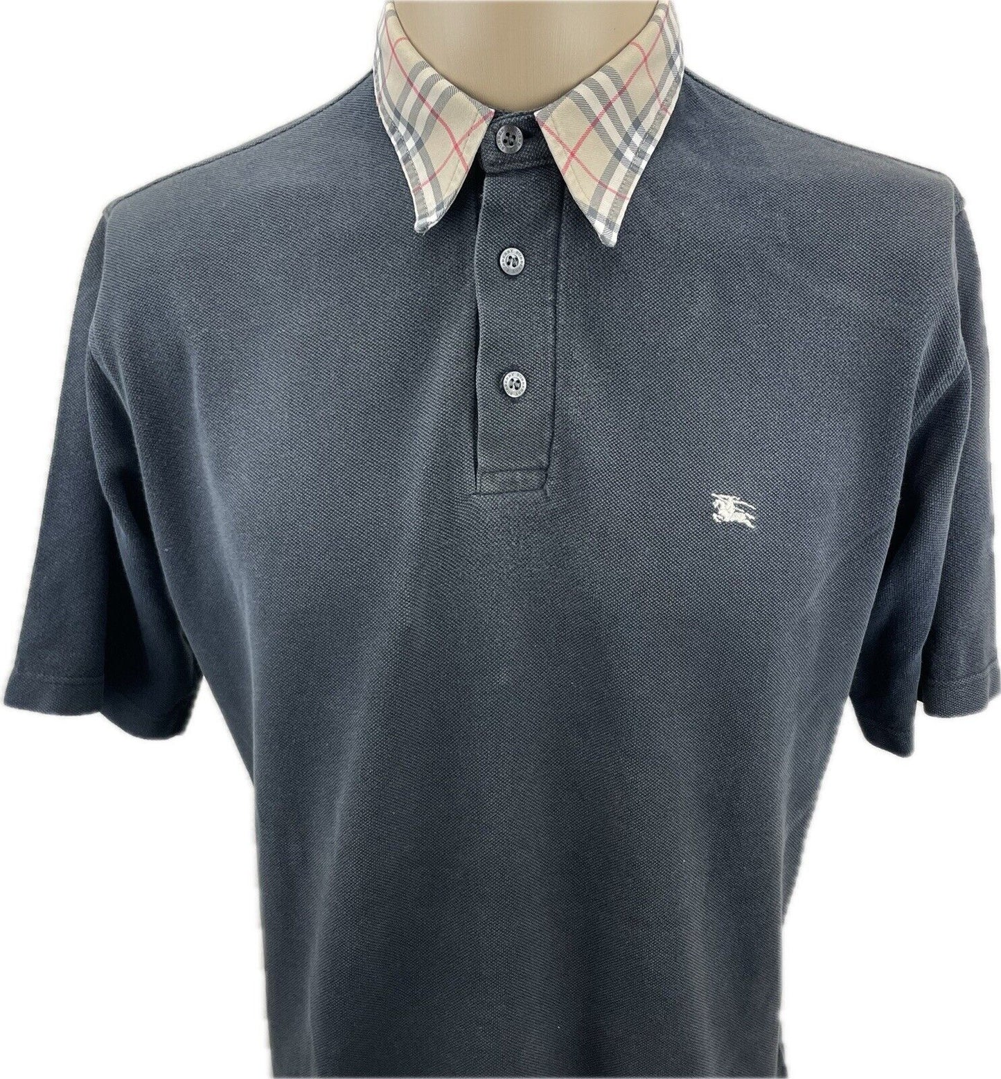 Burberry Poloshirt Gr. M Herren T-Shirt Männer Sweatshirt Hemd Polo Nova Check