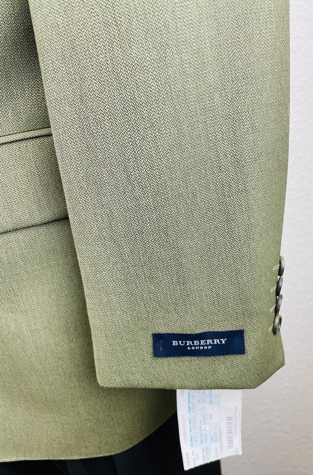 BURBERRY Tweedsakko 50 Herren Jacke Männer Jackett Sakko Anzug Jagd Tweed Neu