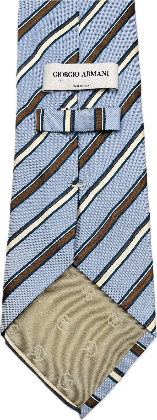 Giorgio Armani Seidenkrawatte Muscheln Maritim Herren Krawatten Vintage Tie