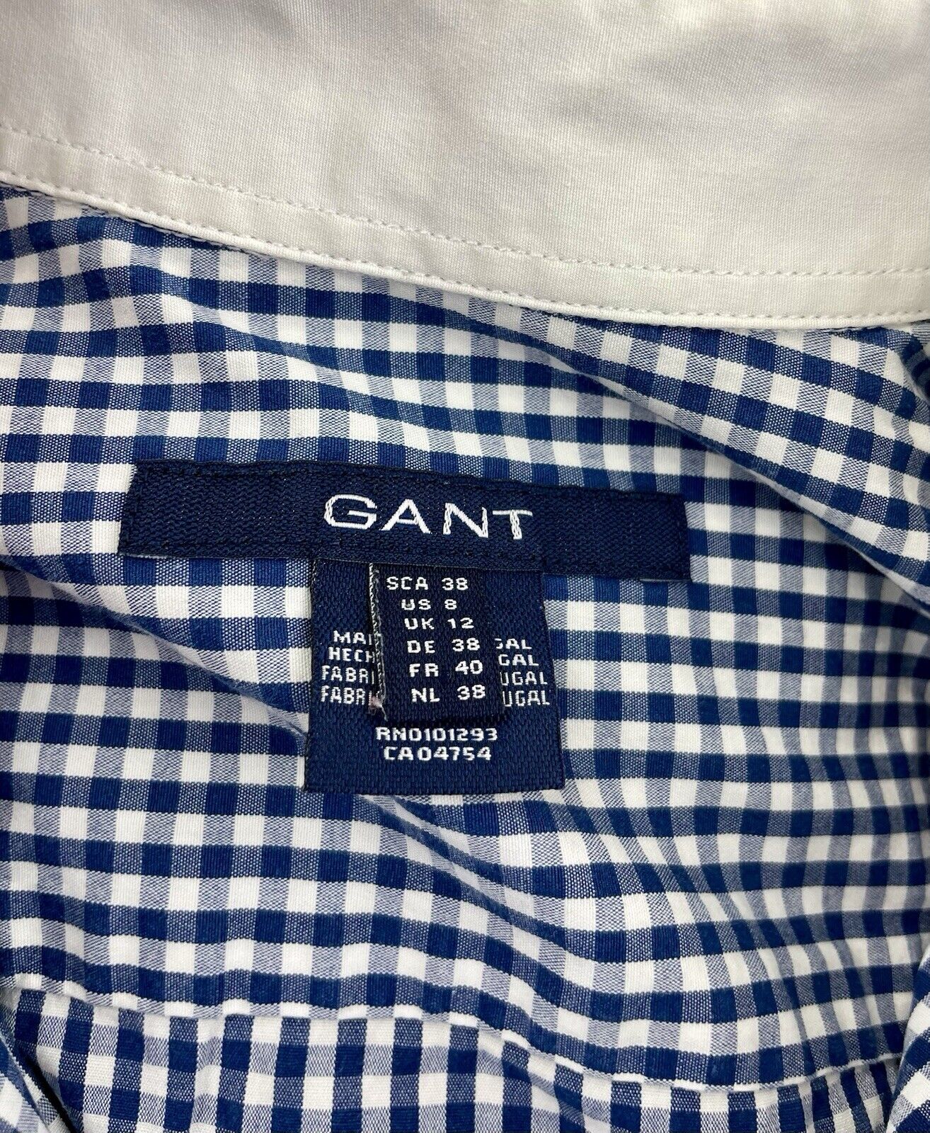 GANT Bluse Gr. M 38 Damen Hemdbluse Sweatshirt Frauen Poloshirt Hemd