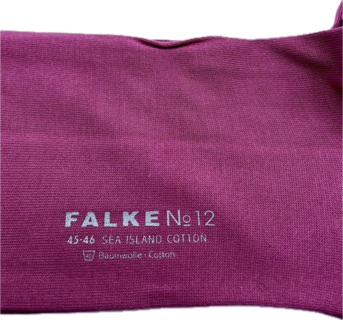 Falke No.13 Socken 45-46 Herren Kniestrümpfe Strümpfe Rosa Sea Island Cotton