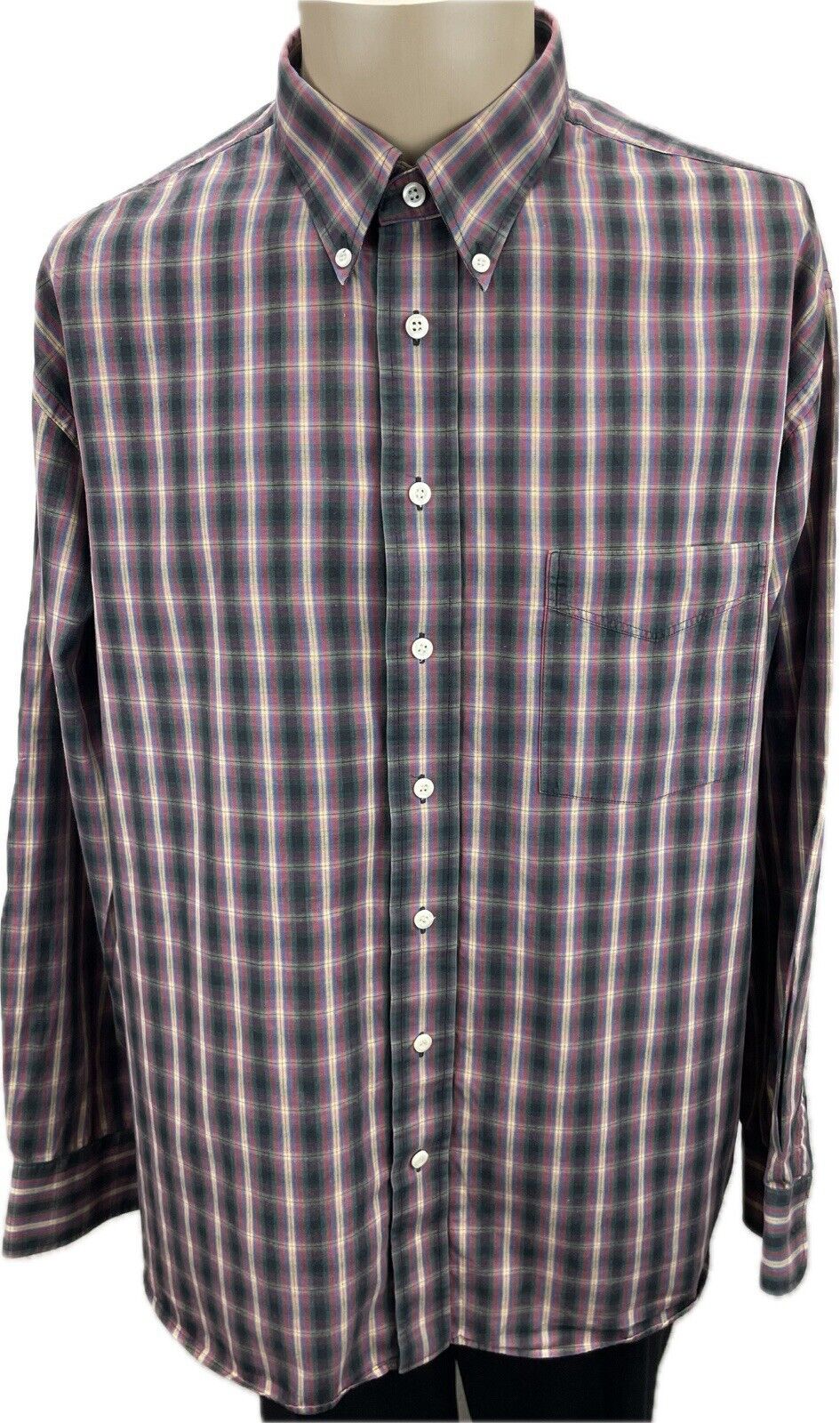 Burberry Hemd Gr. XL Herren Männer Hemden Sweatshirt Poloshirt Vintage Retro