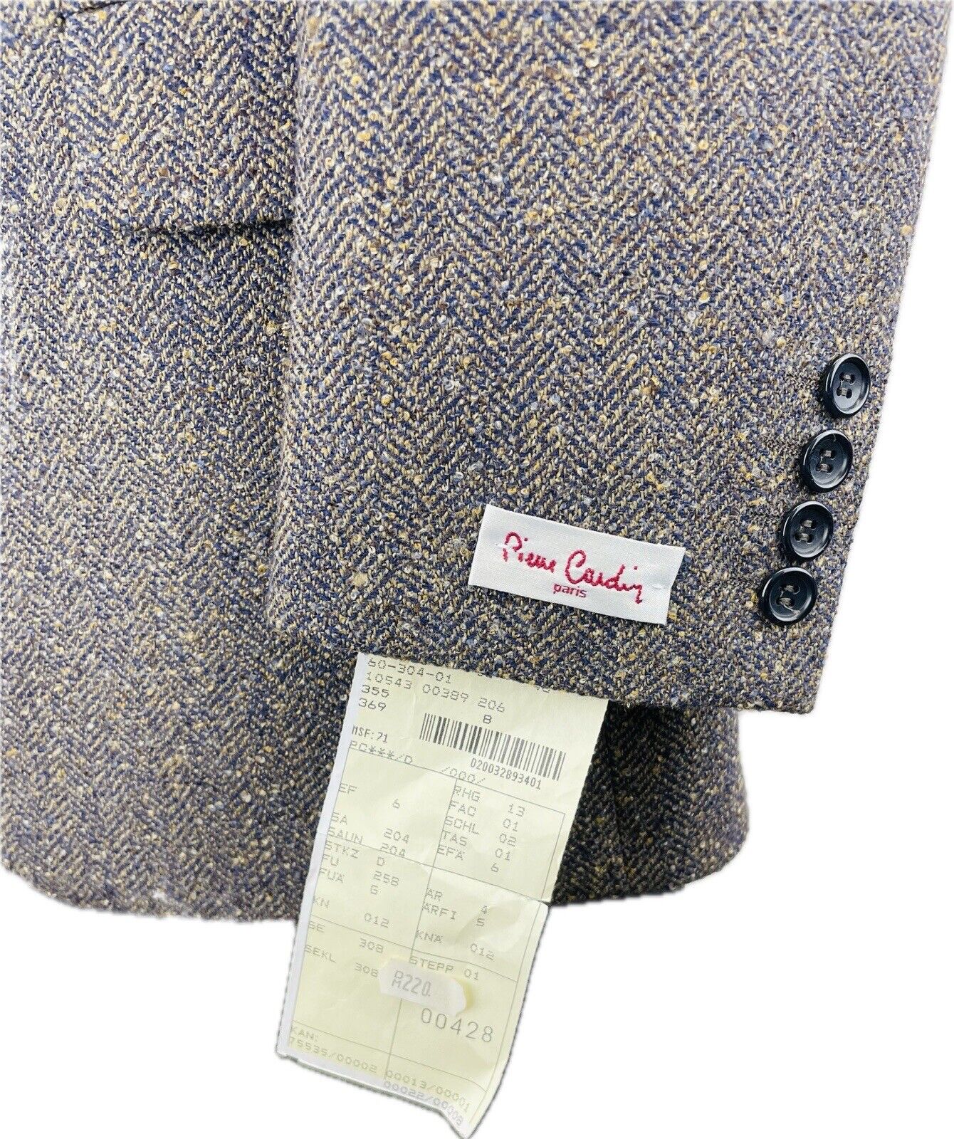Pierre Cardin Tweedsakko 50 Herren Jackett Jacke Sakkos Jagd Anzug Paris Tweed