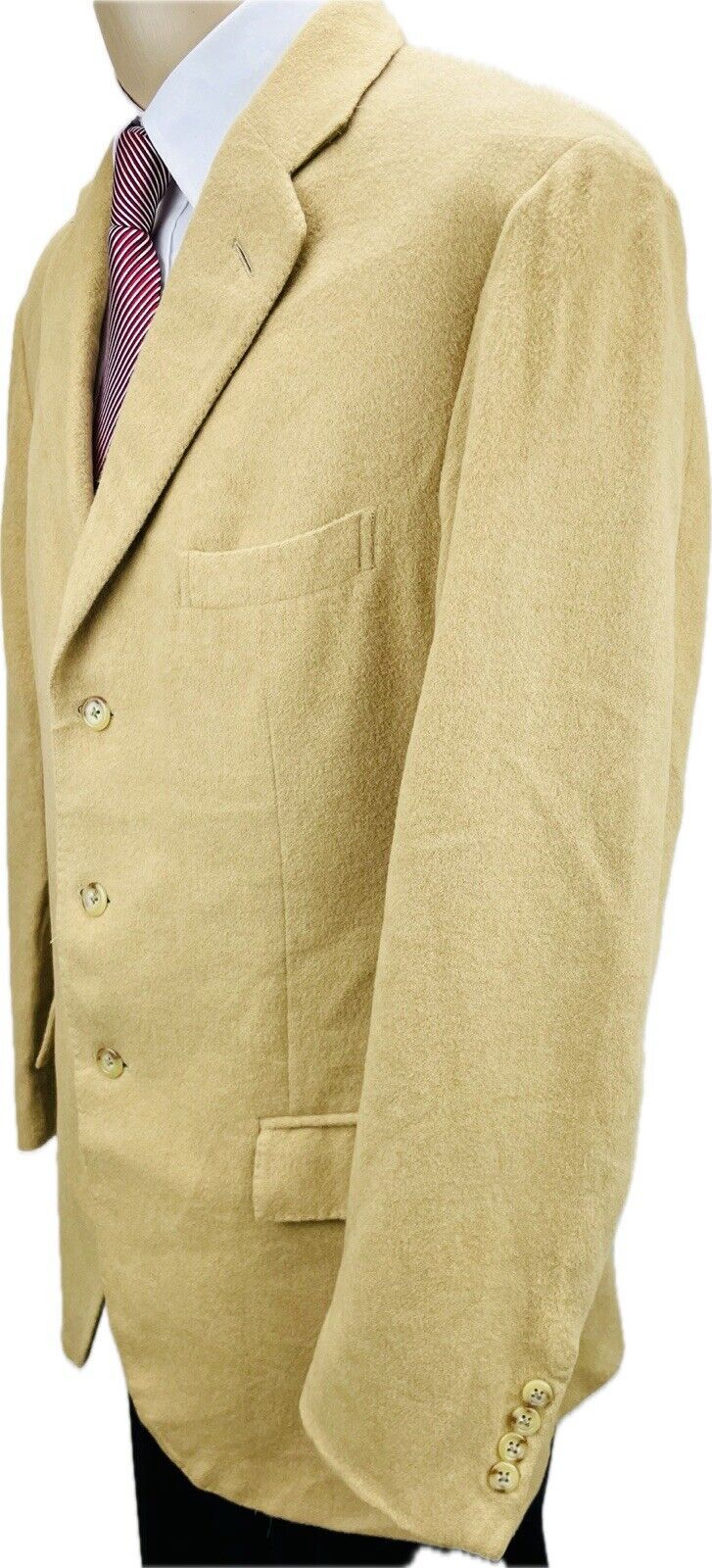 Ralph Lauren Sakko Gr. 52 Kamelhaar Herren Jackett Jacke Anzug Tweed Sakkos