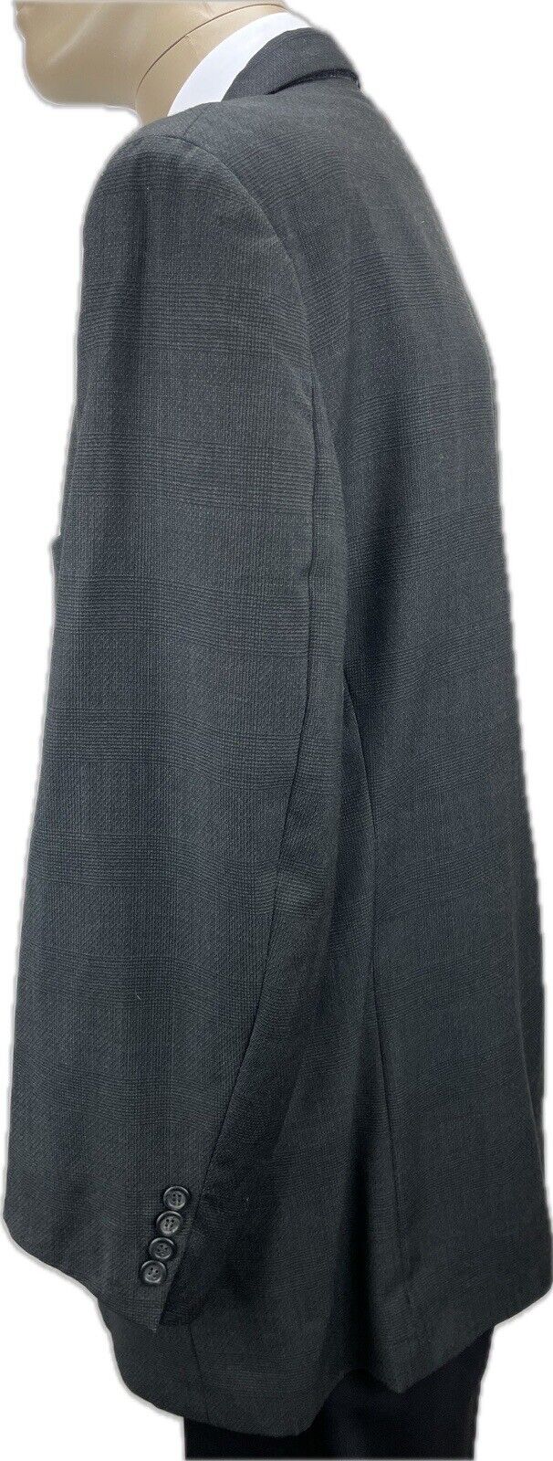 BURBERRY Sakko 56 Kariert Herren Jacke Jackett Sakko Anzug Jagd Tweed Vintage