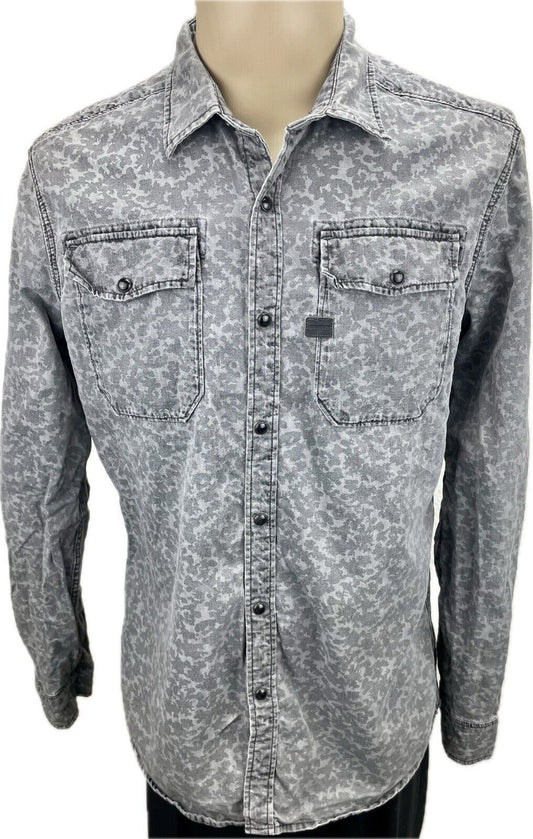 G-Star Jeanshemd L Herren Hemden Oxford Männer Sweatshirt Poloshirt USA  Raw