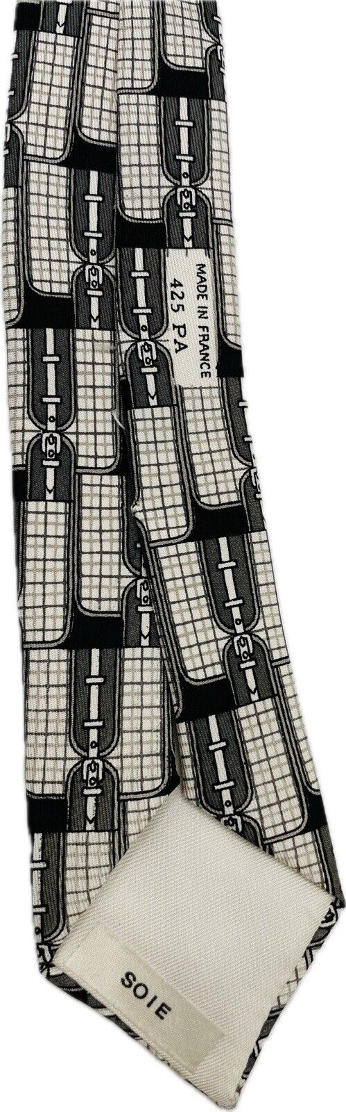 Hermès Paris Seidenkrawatte Herren Krawatten Binder Schlips Vintage Decken Seide