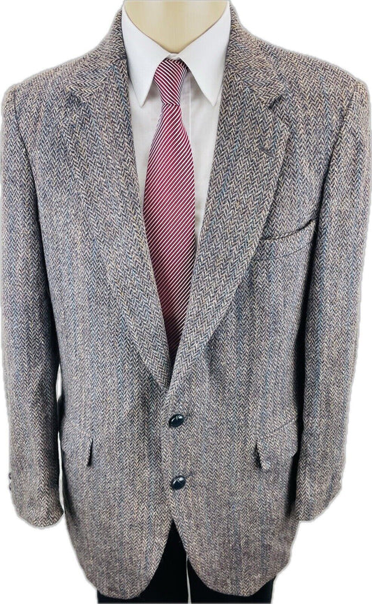 Harris Tweed Tweedsakko 52 Herren Männer Jackett Jacke Anzug Sakkos Jagd Vintage
