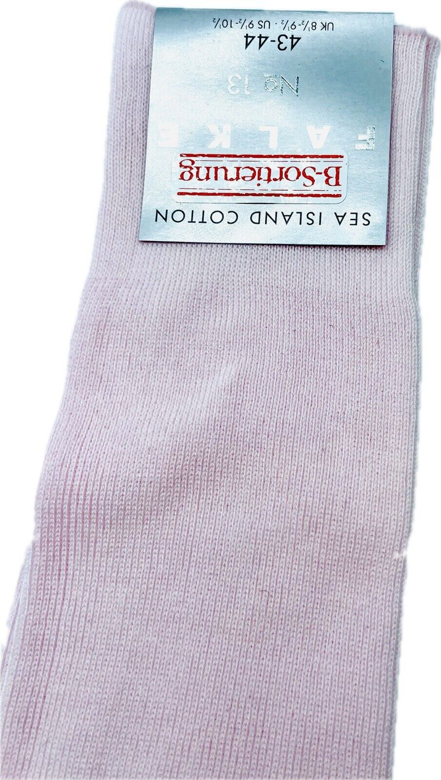 Falke No.13 Socken Gr 43-44 Herren Kniestrümpfe Strümpfe Rosa Sea Island Cotton