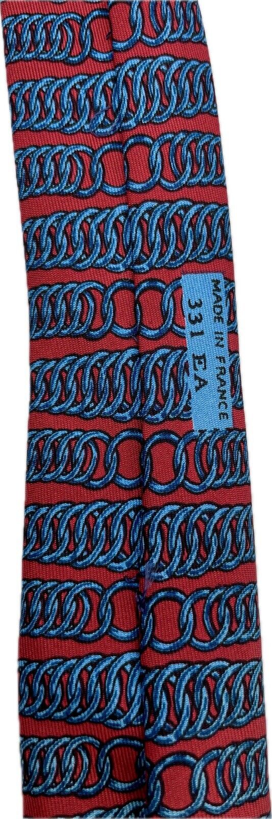 Hermès Paris Seidenkrawatte Herren Krawatten Binder Schlips Vintage Silk Tie