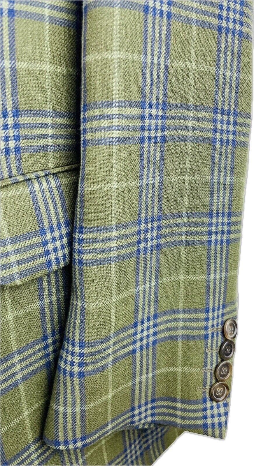 Ermenegildo Zegna Leinensakko 50 Herren Sakko Jackett Jacke Anzug Jagd Tweed