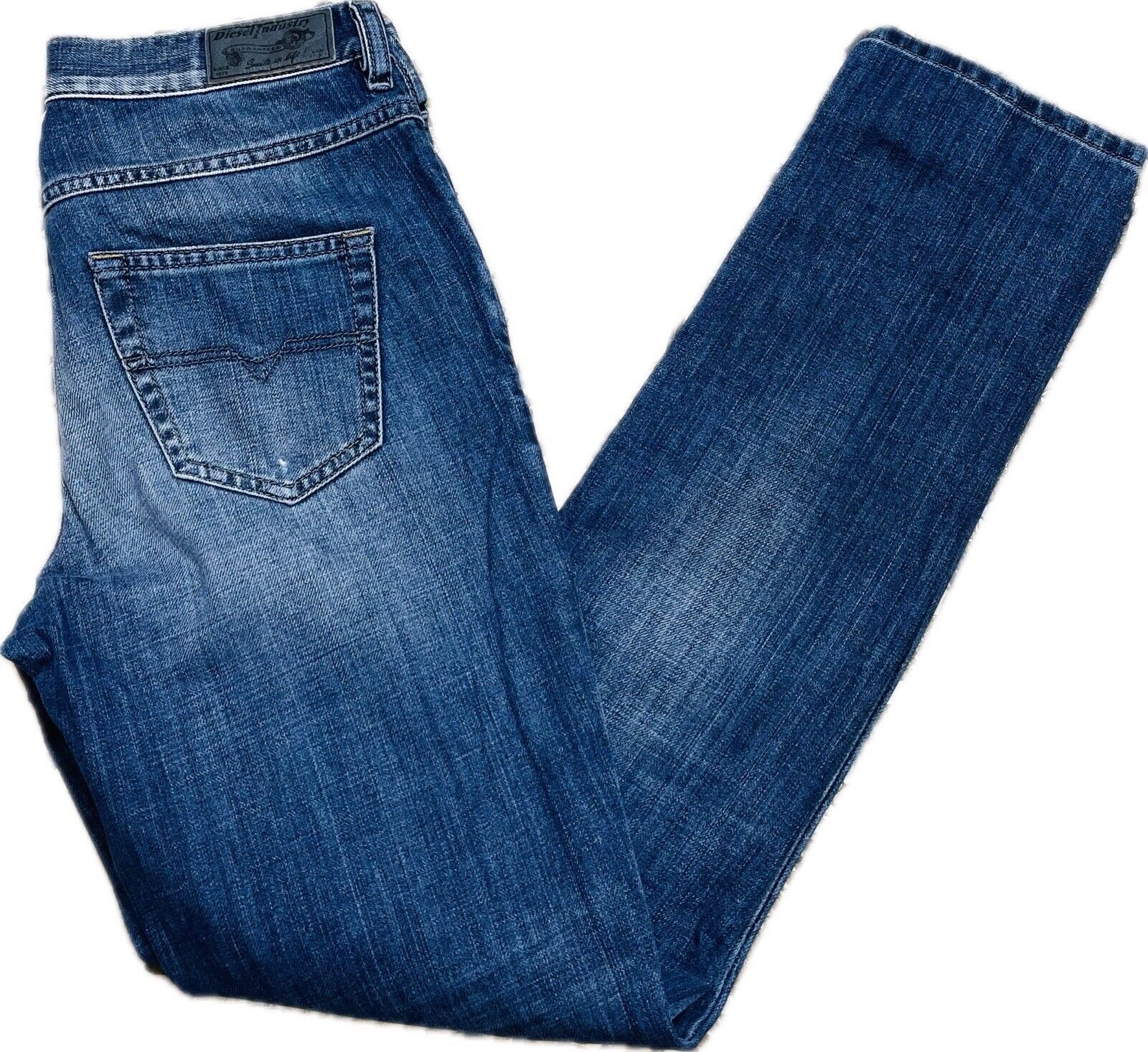 DIESEL Belthy Jeans W25 L30 Damen Jeanshose Low Waist Hose Frauen  Skinny Slim