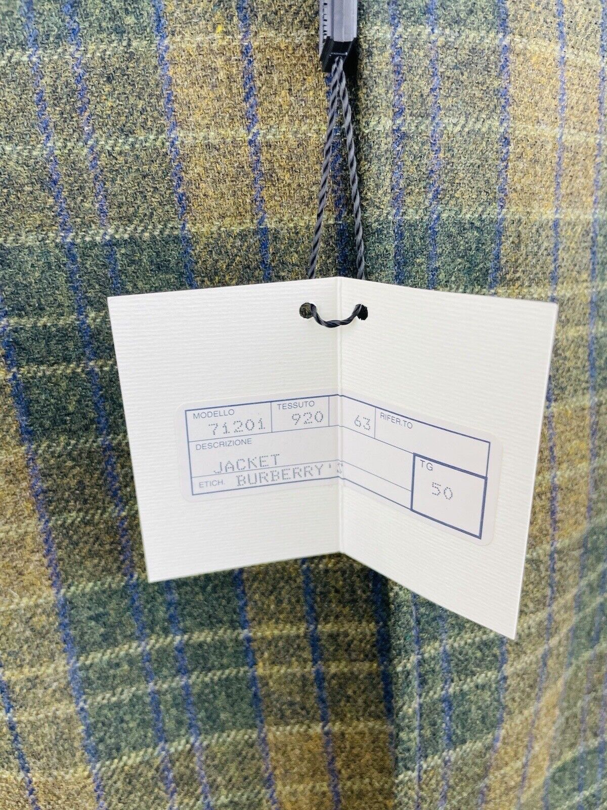 BURBERRY Tweedsakko 50 Kaschmir Herren Jacke Jackett Sakko Anzug Jagd Tweed NEU