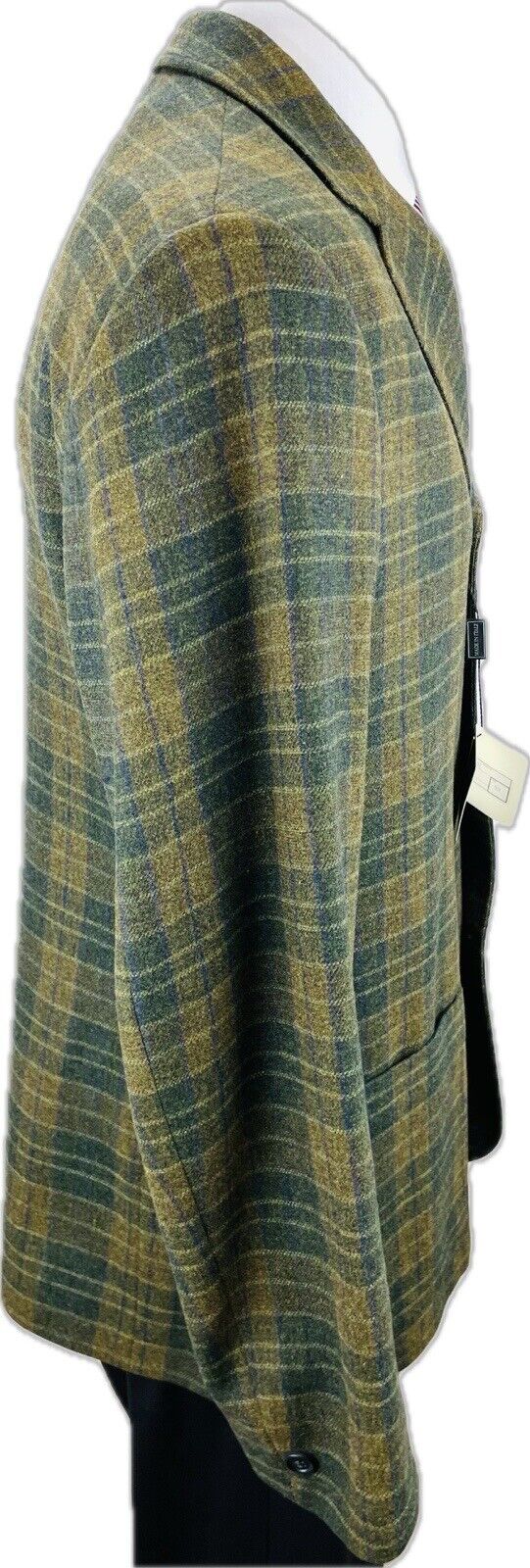 BURBERRY Tweedsakko 50 Kaschmir Herren Jacke Jackett Sakko Anzug Jagd Tweed NEU