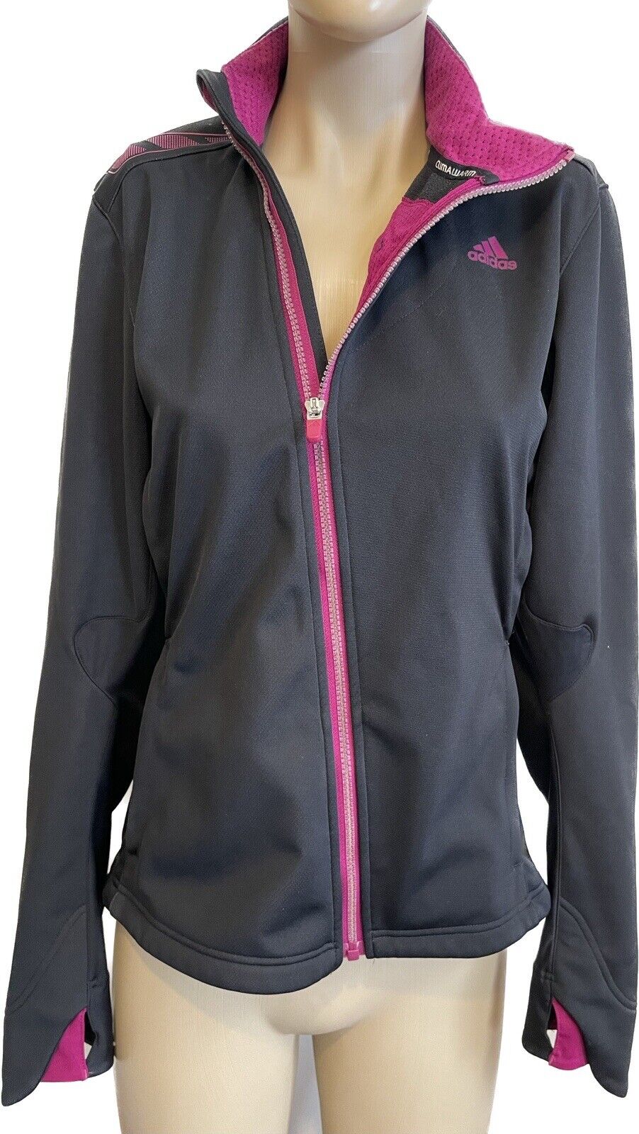 Adidas Jacke S 36 Damen Sportjacke Trainigsjacke Frauen Sweatshirt Climawarm