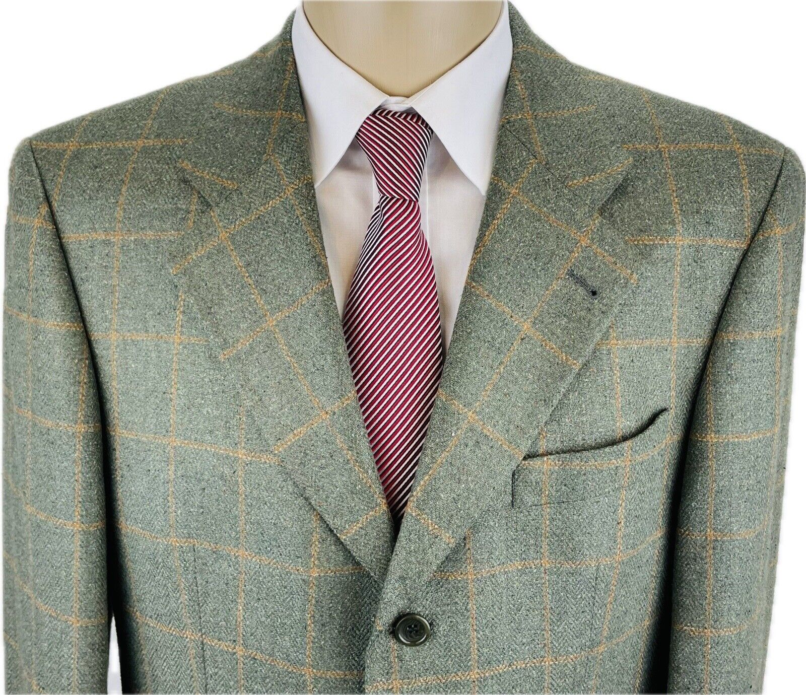 Ermenegildo Zegna Tweedsakko Seide 50 Herren Männer Jackett Sakko Anzug Jagd