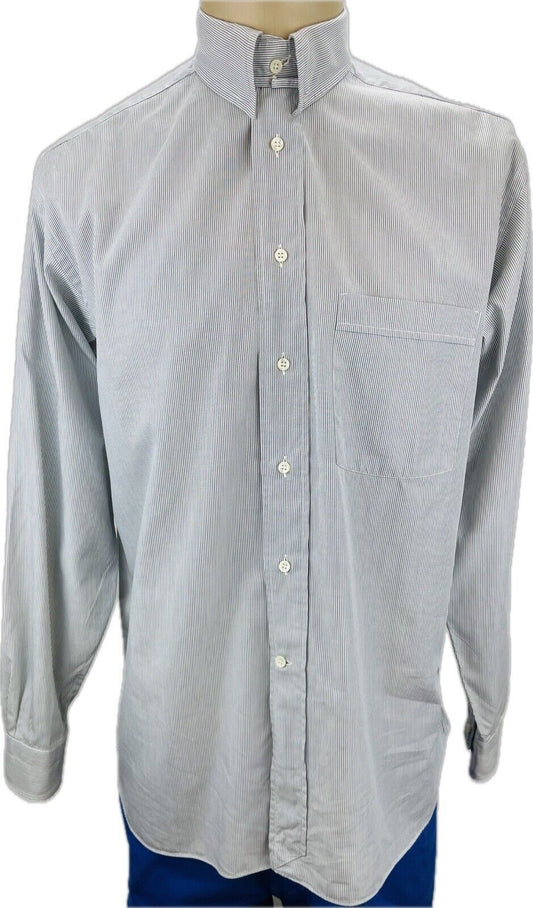 Lorenzini Handmade Hemd Gr. 38 M Herren Businesshemd Hemden Anzug Designer Retro