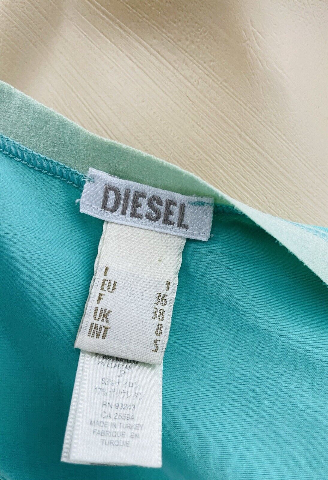 DIESEL Top S 36 Damen Oberteil Frauen Sweatshirt T-Shirt Top Poloshirt Kleid