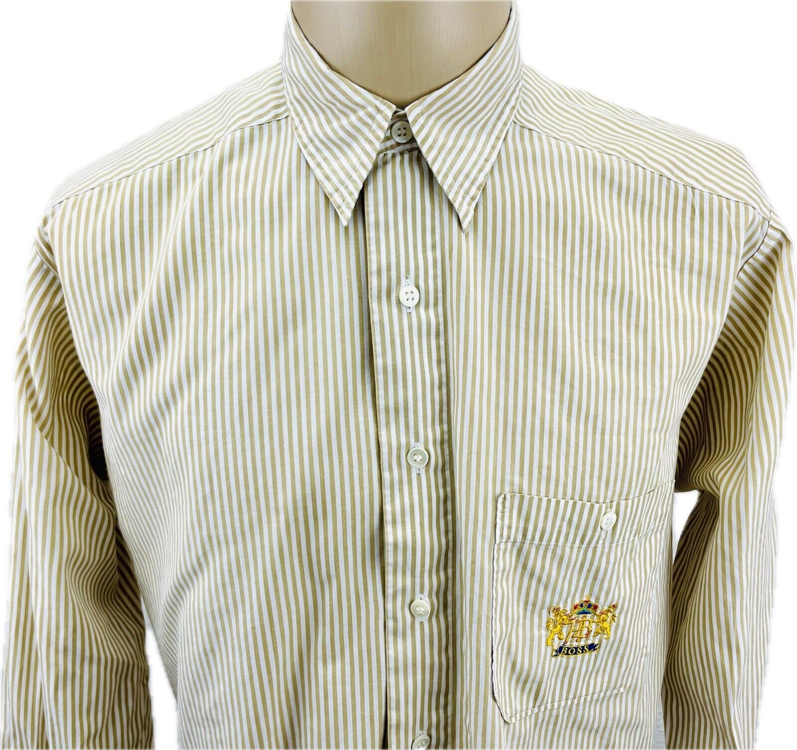 Hugo Boss Hemd Gr. M Herren Hemden Männer Sweatshirt Poloshirt 80s Vintage Y2K