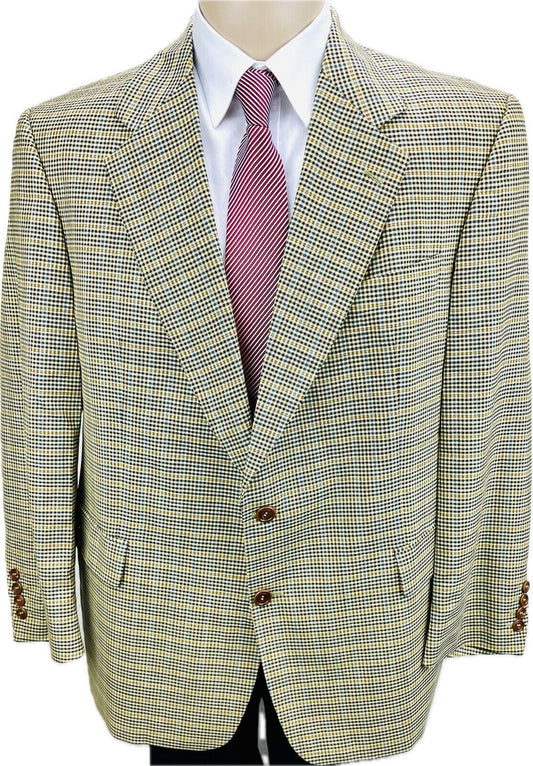 Odermark Sakko 28 Kariert Herren Jacke Jackett Anzug Tweed Vintage