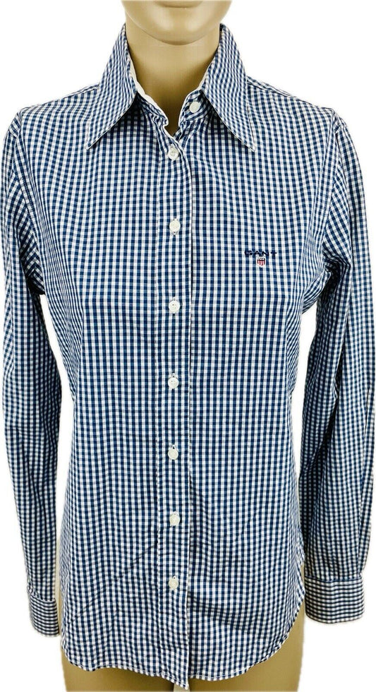GANT Bluse Gr. M 38 Damen Hemdbluse Sweatshirt Frauen Poloshirt Hemd