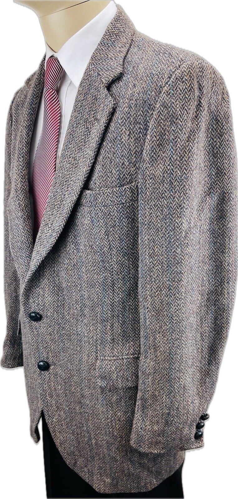 Harris Tweed Tweedsakko 52 Herren Männer Jackett Jacke Anzug Sakkos Jagd Vintage