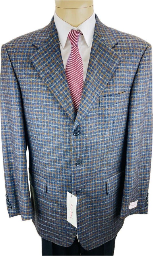 Ermenegildo Zegna Tweedsakko 50 Mohair Herren Jackett Sakko Anzug Kariert Jagd