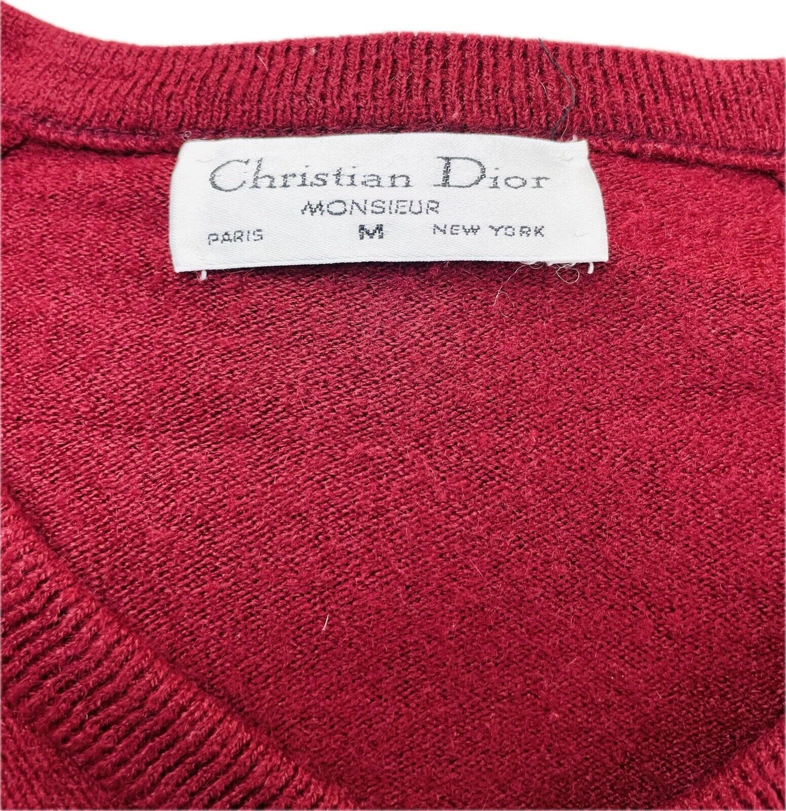 Christian Dior Pullover Gr. M Herren Pulli Männer Sweatshirt Shirt Vintage Polo