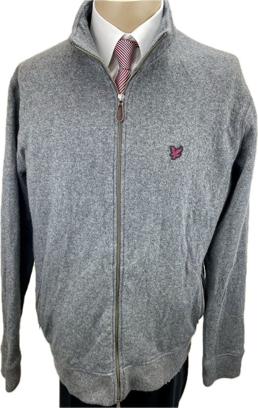 Lyle & Scott Sweatshirtjacke XL Wolle Herren Jacken Cardigan Strickjacke Golf