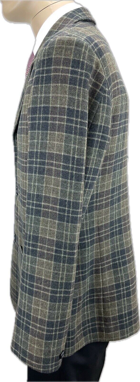 BURBERRY Tweedsakko 50 Kaschmir Herren Jacke Jackett Sakko Anzug Jagd Tweed NEU