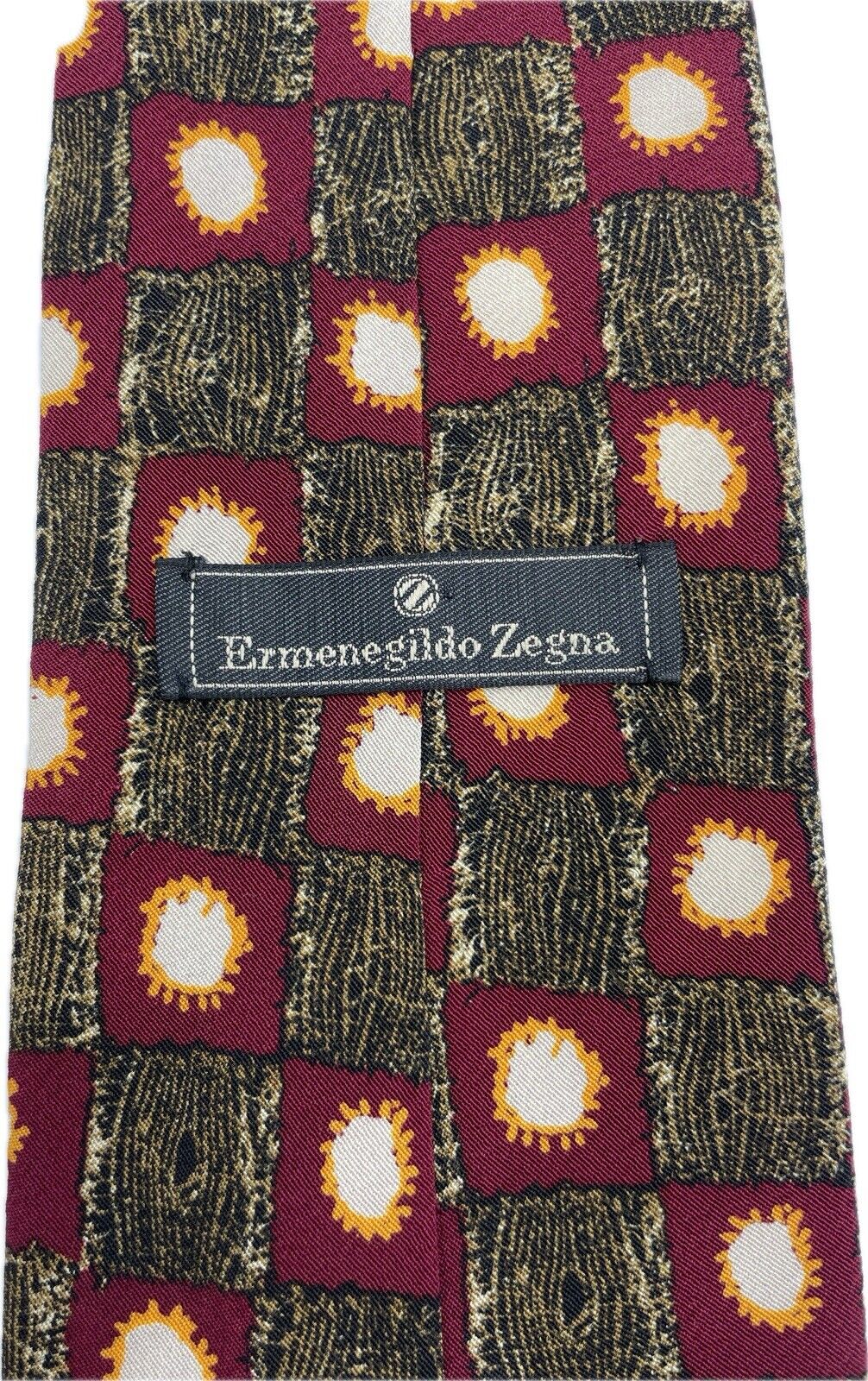 Ermenegildo Zegna Seidenkrawatte Herren Krawatten Binder Schlips Vintage Luxus