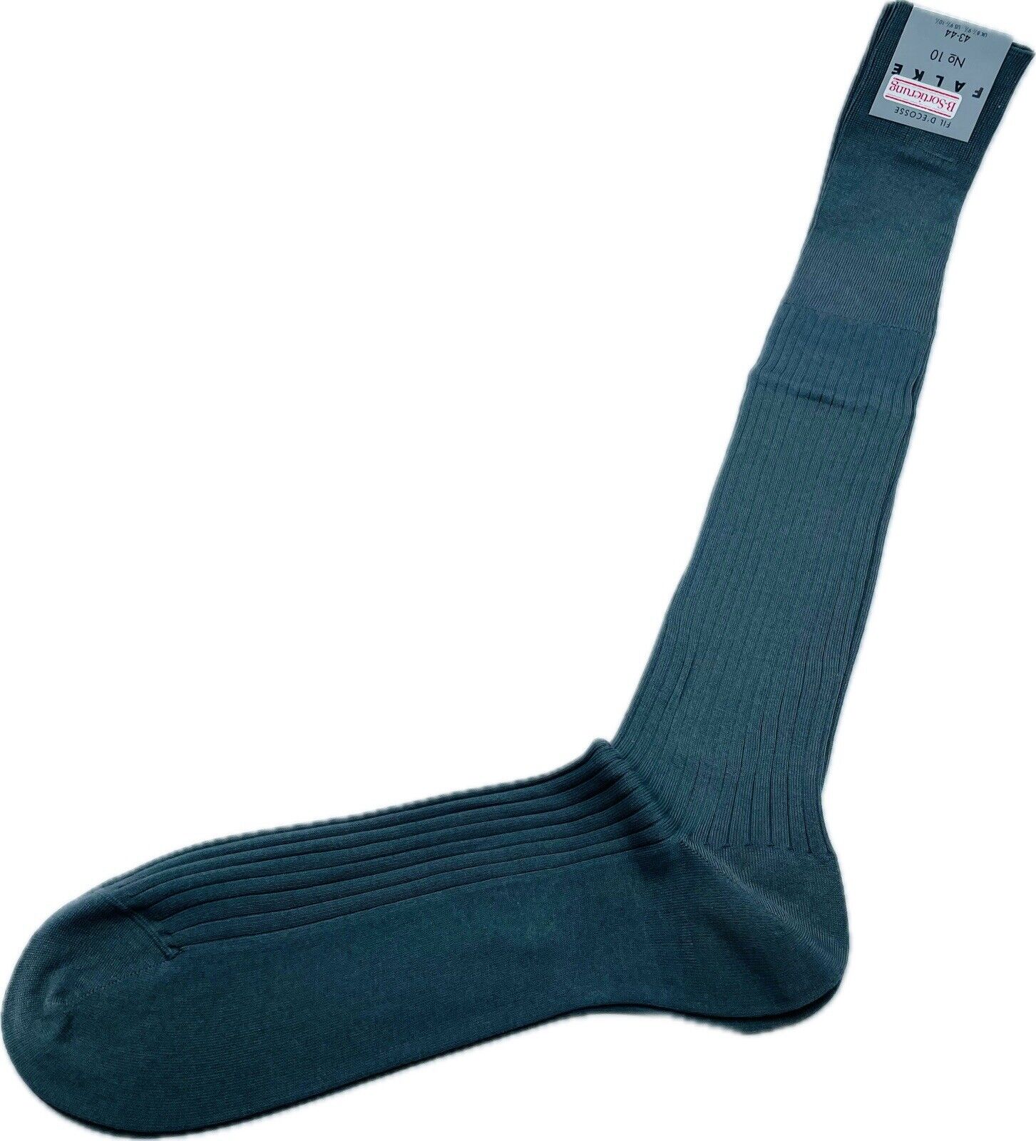 Falke No.10 Socken Gr. 43-44 Herren Kniestrümpfe Strümpfe Grau FIL D´ECOSSE