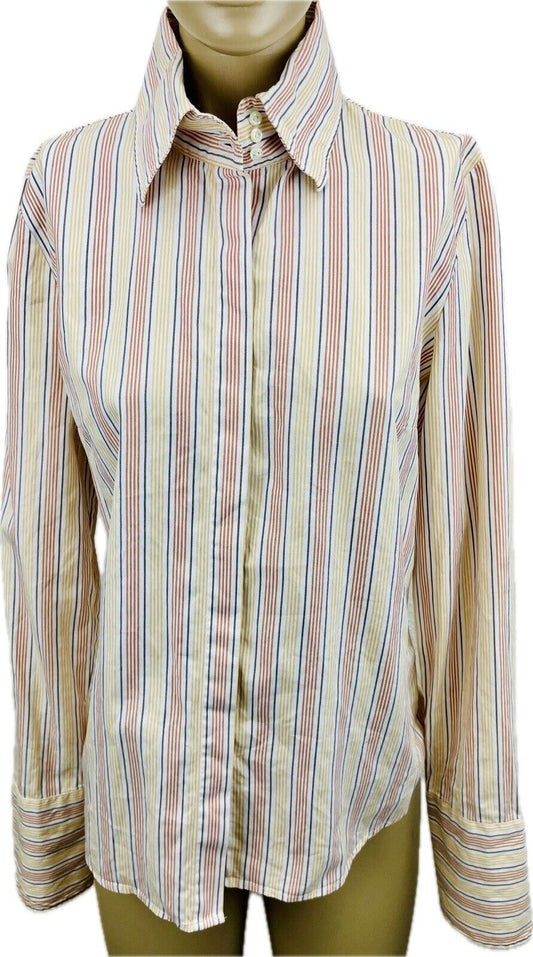 GANT Bluse Gr. M 40 Oxford Damen Hemdbluse Sweatshirt Frauen Poloshirt Hemd