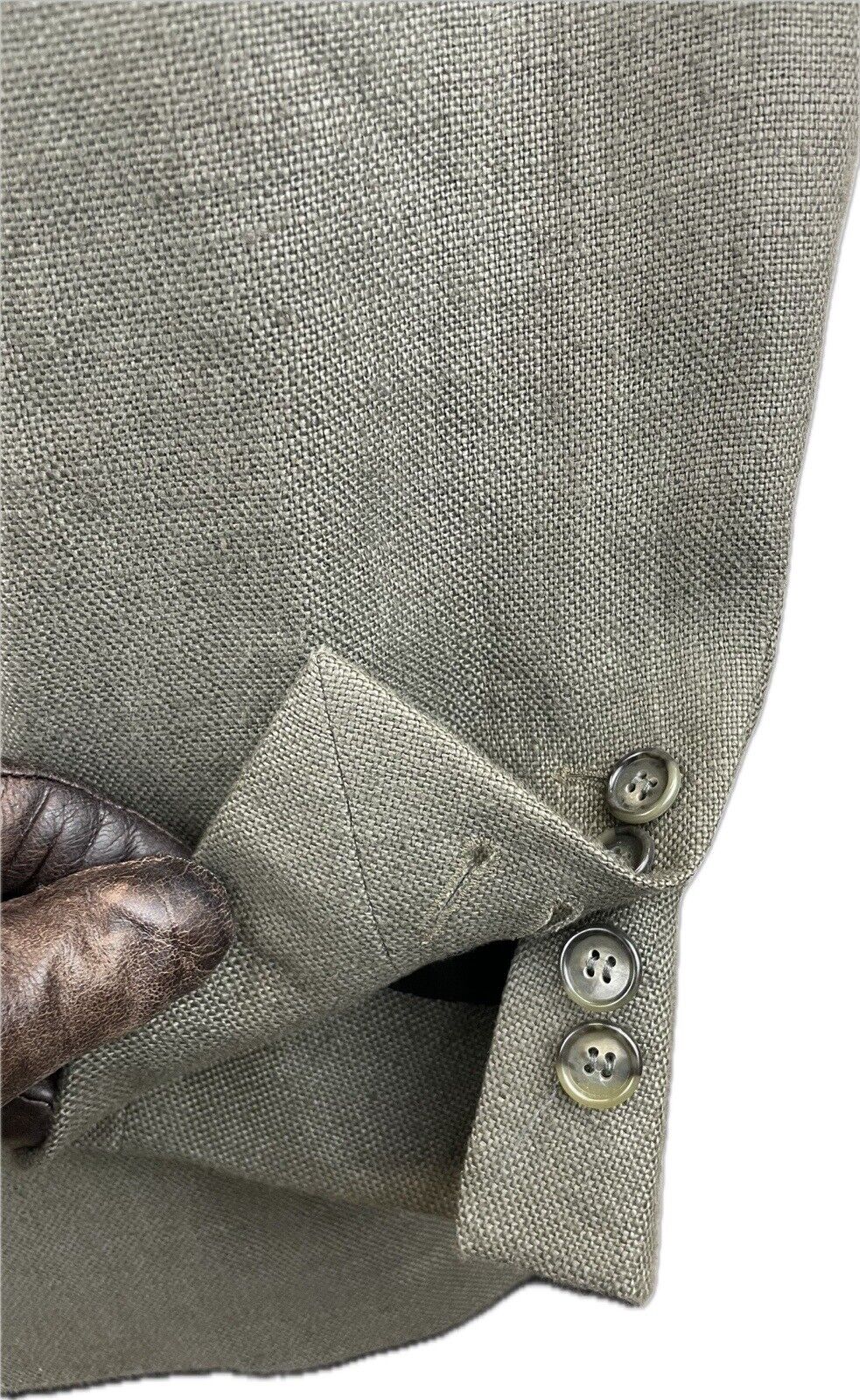 Eduard Dressler Leinensakko 50 Herren Sakko Jackett Jacke Anzug Jagd Blazer