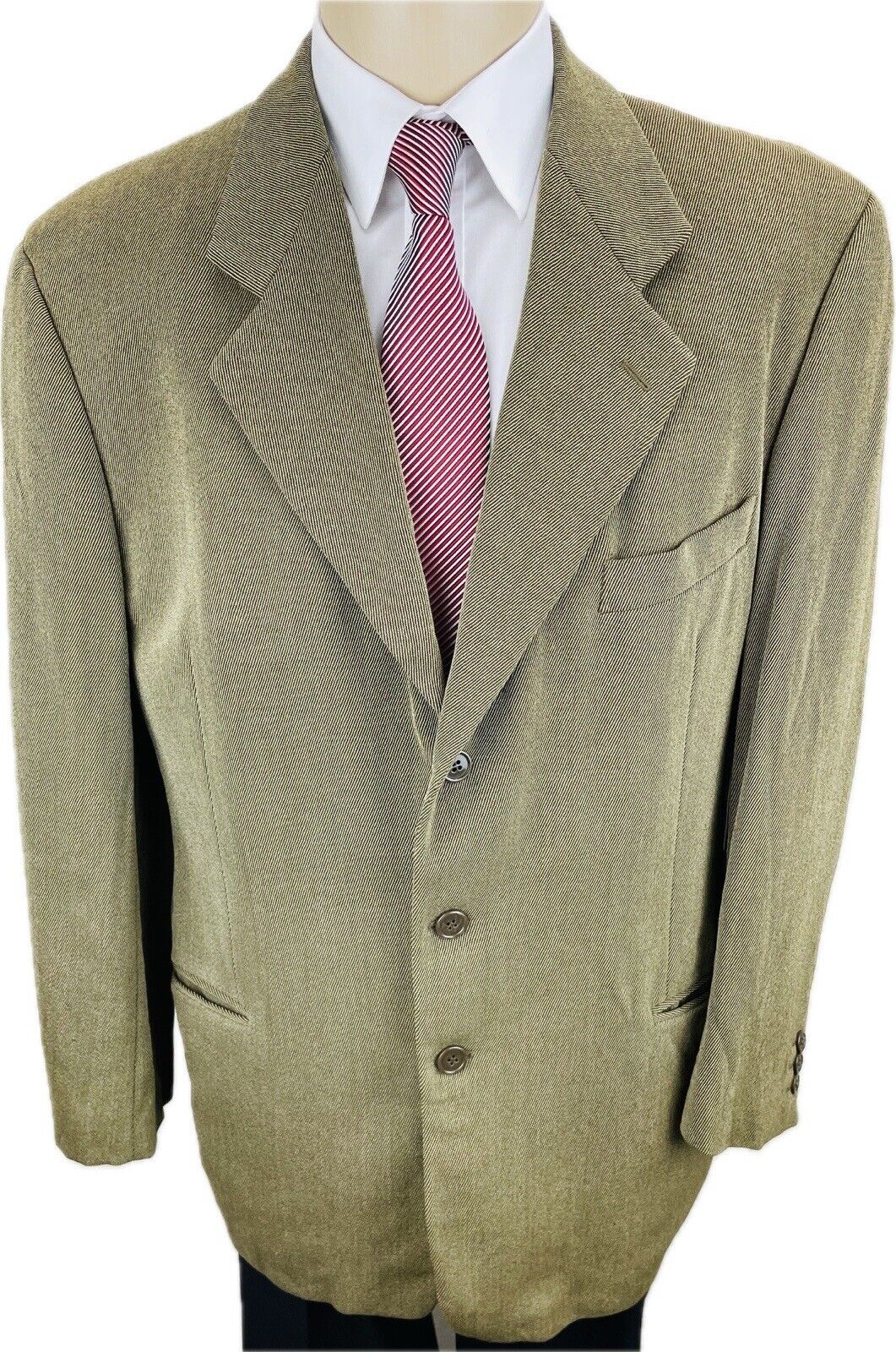 Giorgio Armani Sakko 52 Herren Jacke Jackett Clubblazer Anzug 90s Vintage Luxus