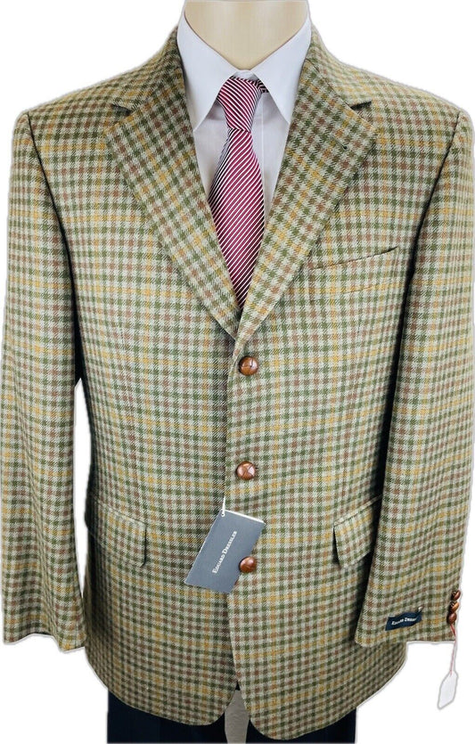 Eduard Dressler Tweedsakko 48 Herren Jacke Männer Jackett Sakko Anzug Jagd Tweed