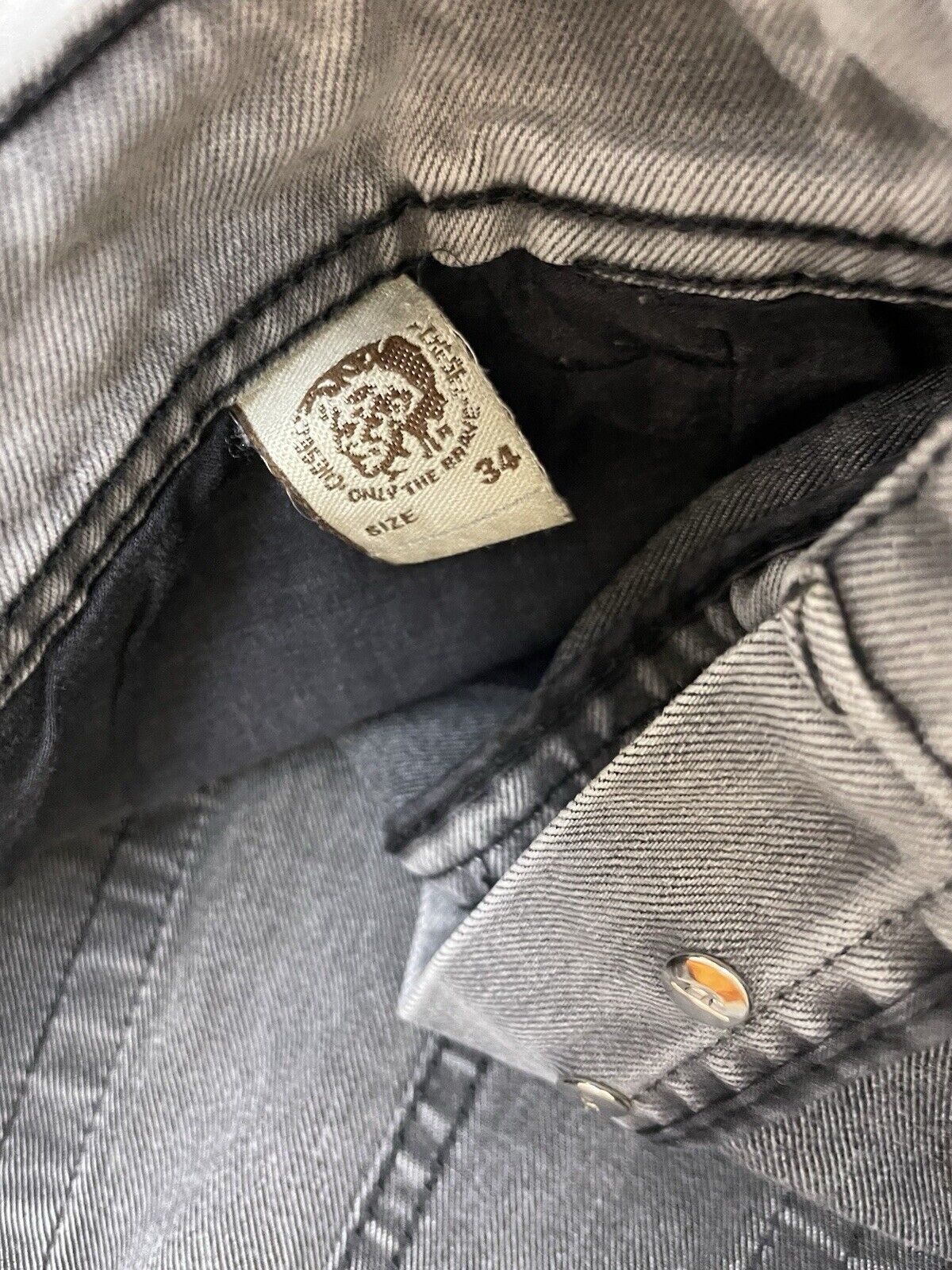 DIESEL TEPPHAR Jeans 34 x 34 Herren Jeanshose Hose Vintage W34 L34 Retro Stretch